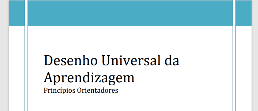 Princípios Orientadores do DUA