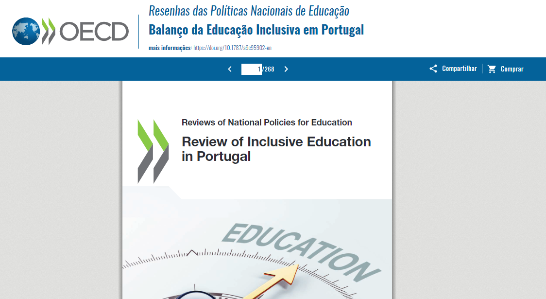 Relatório da política educativa inclusiva em Portugal - OCDE