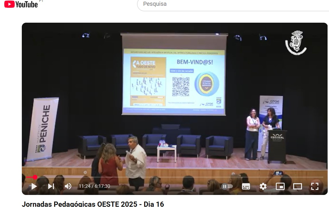 2.º dia - Gravação das Jornadas Pedagógicas 