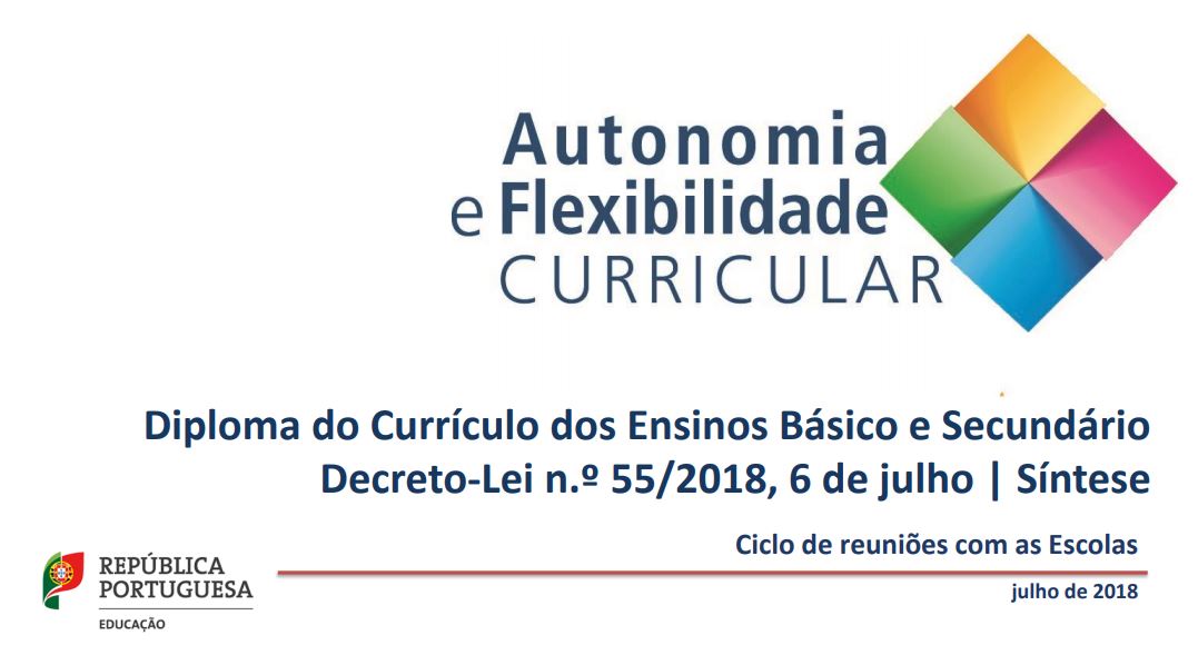 Diploma do Currículo dos Ensino Básico e Secundário, Dec. lei n.º 55/2018, 6 de julho